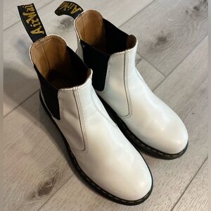 White Dr Martins